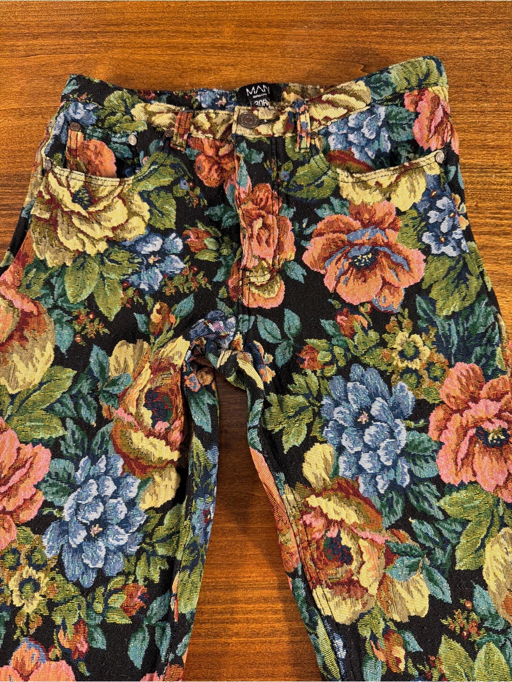 Floral Tapestry Men’s Pants Size 30R